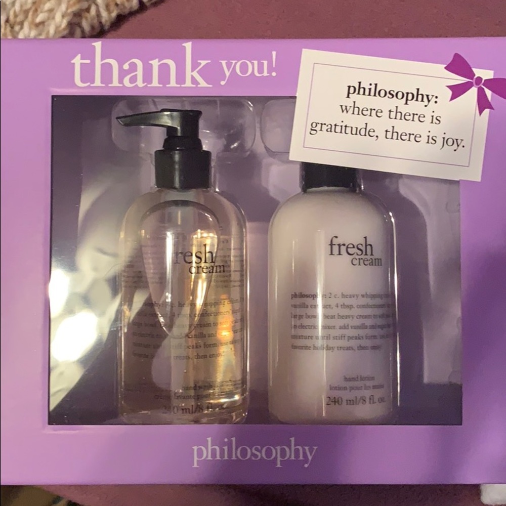 Philosophy fresh cream gift set